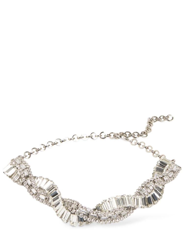 ALESSANDRA RICH Crystal Braid Choker Cover