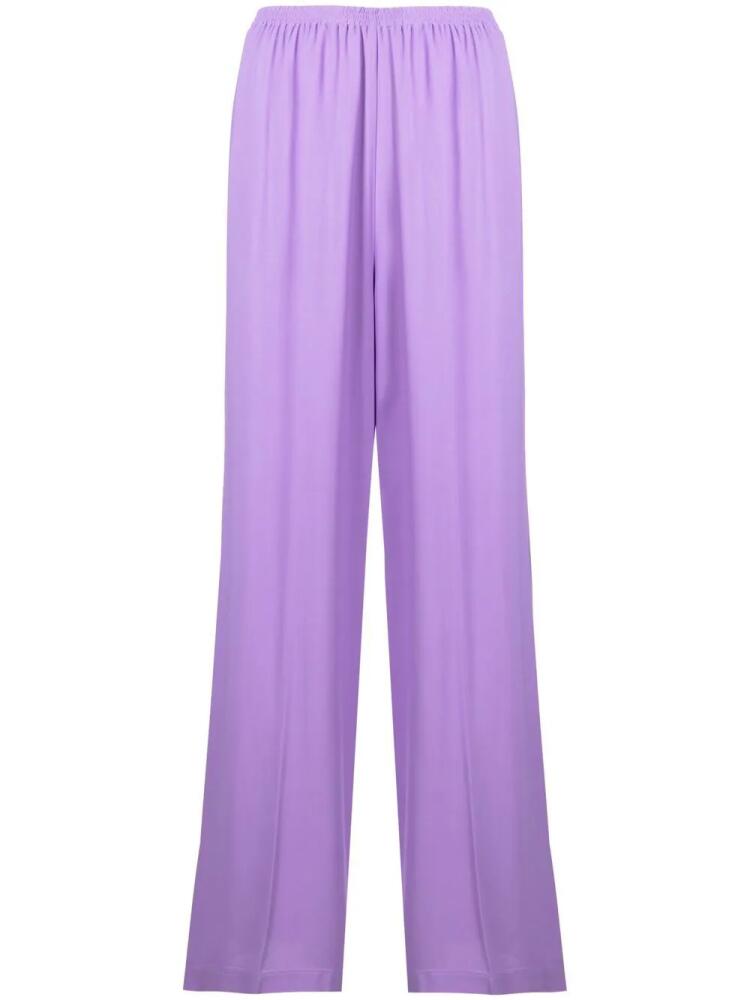 Forte Forte elasticated wide-leg trousers - Purple Cover