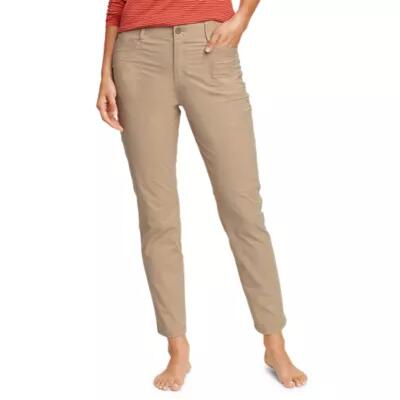 Eddie Bauer Women's Voyager High-Rise Chino Cargo Pants Cover