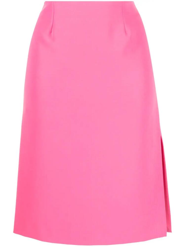 Vivetta slit mid-length pencil skirt - Pink Cover