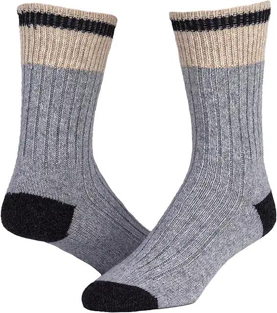 Wigwam Throwback Stripe Crew (Black) Crew Cut Socks Shoes Cover