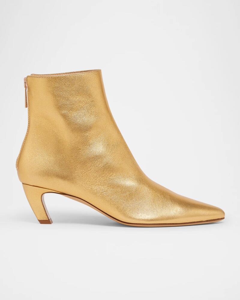 Gabriela Hearst Clayton Metallic Ankle Boots Cover