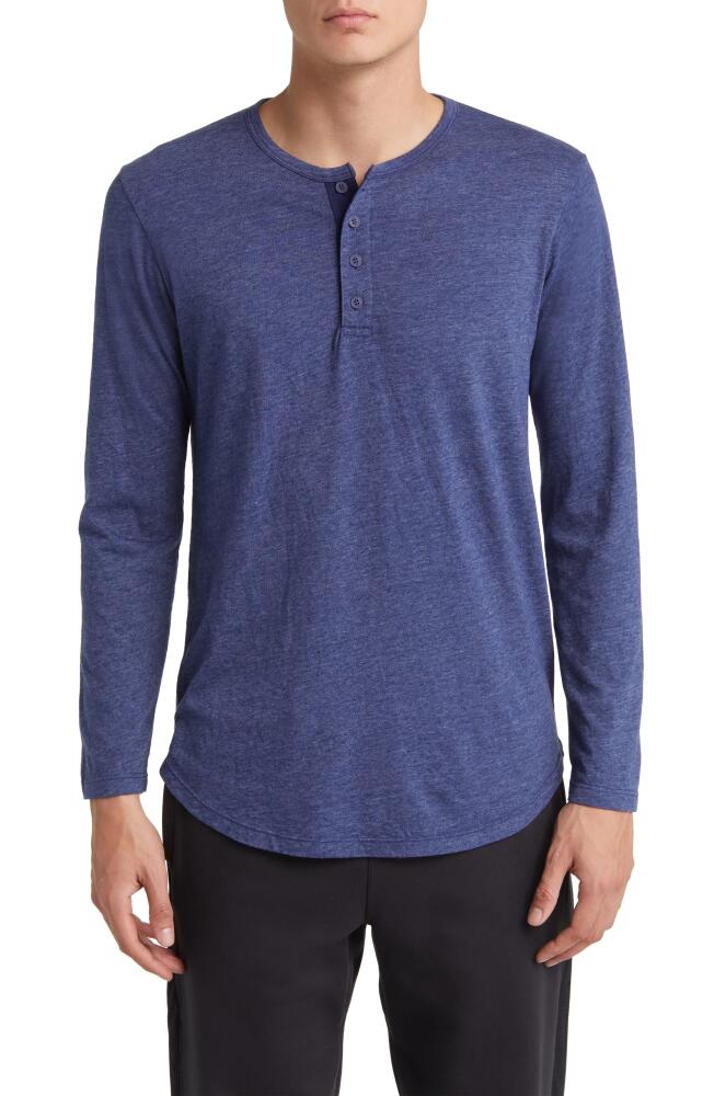 Goodlife Long Sleeve Henley in Goodlife Navy Cover