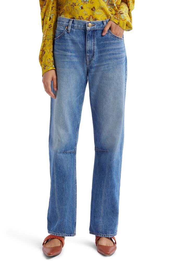 Ulla Johnson The Esme Nonstretch Denim Jeans in Danube Medium Indigo Wash Cover