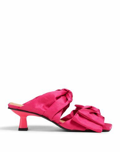 Ganni Woman Sandals Fuchsia Textile fibers Cover