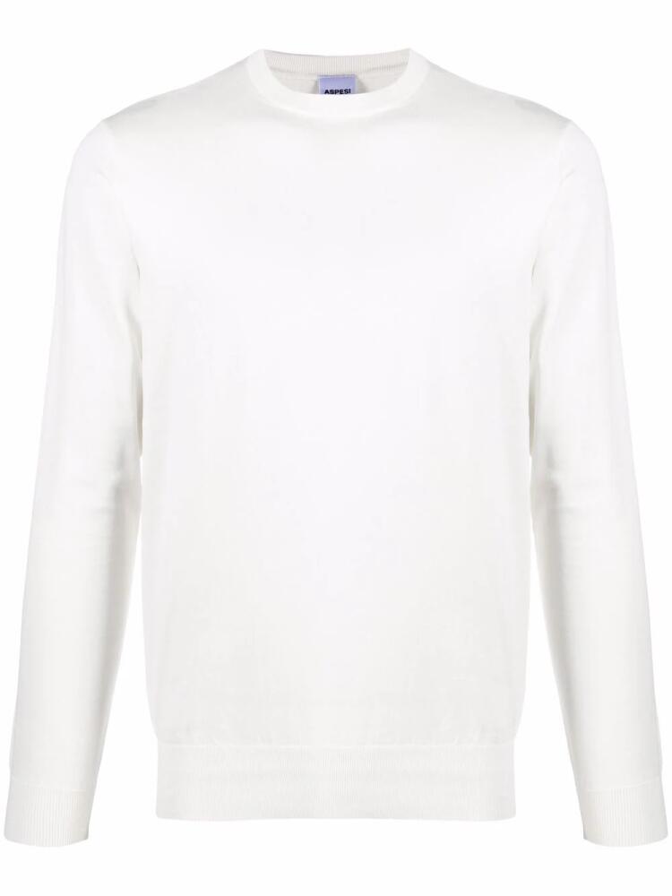 ASPESI cotton long sleeve T-shirt - Neutrals Cover