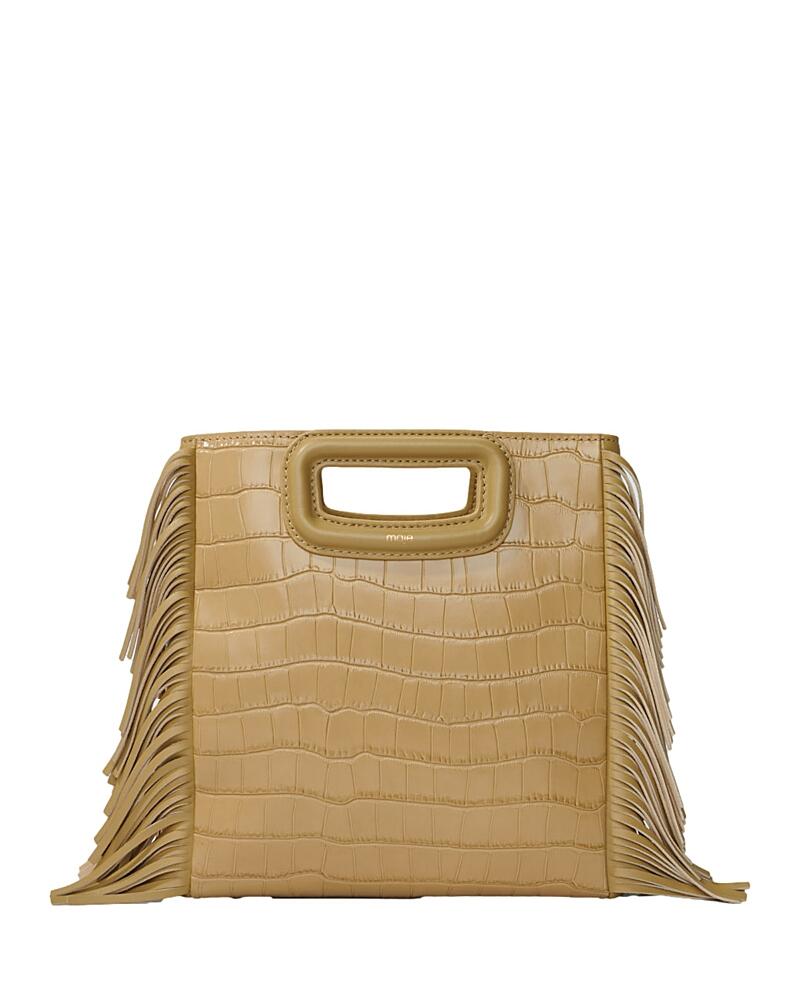 Maje M Fringe Leather Crossbody Bag Cover