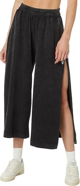 FP Movement Hot Shot Slit Wide Leg (Black) Women's Dress Pants Cover