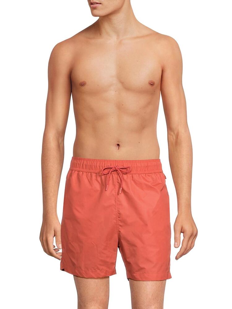 Onia Men's Solid Volley Swim Shorts - Soft Coral Cover