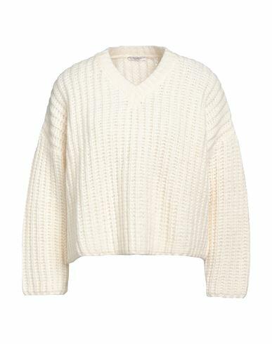 Peserico Woman Sweater Ivory Alpaca wool, Virgin Wool, Polyamide Cover