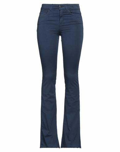 My Twin Twinset Woman Pants Navy blue Cotton, Elastane Cover