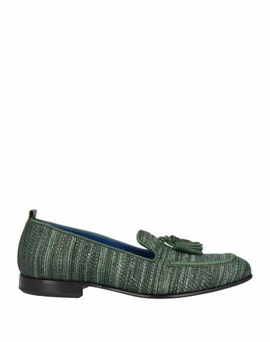 Mich Simon Man Loafers Green Leather Cover