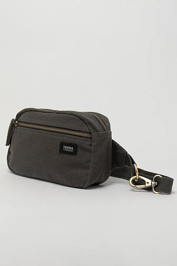 Terra Thread Organic Cotton Canvas Fanny Pack in Dark Grey Cover