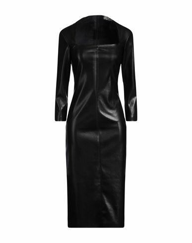 Jucca Woman Midi dress Black Polyester, Polyurethane Cover