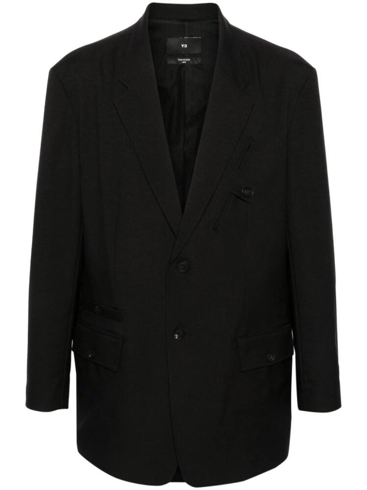 Y-3 Sport Uniform recycled-polyester blazer - Black Cover