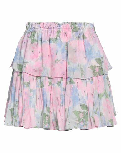 Loveshackfancy Woman Mini skirt Pink Viscose Cover