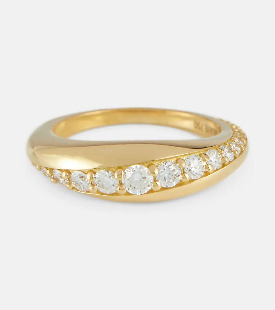 Melissa Kaye Remi Small 18kt gold ring with diamonds Cover