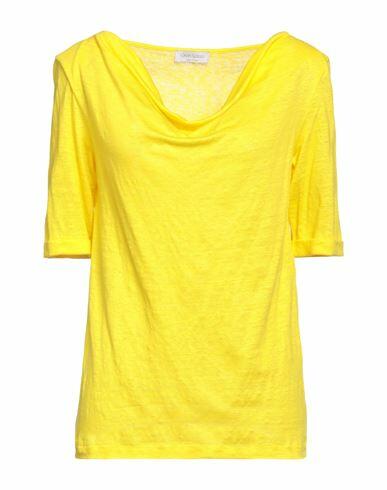 Gran Sasso Woman T-shirt Yellow Linen Cover