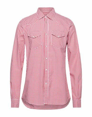 Massimo Rebecchi Man Shirt Red Size 15 ½ Cotton Cover