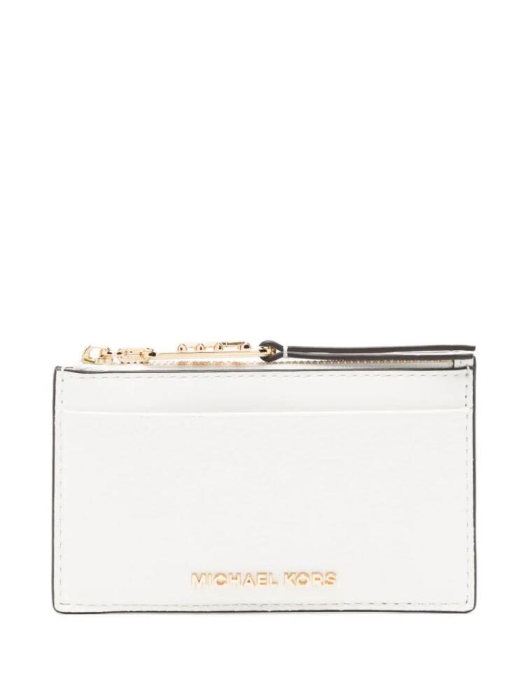 Michael Kors small Empire card holder - White Cover