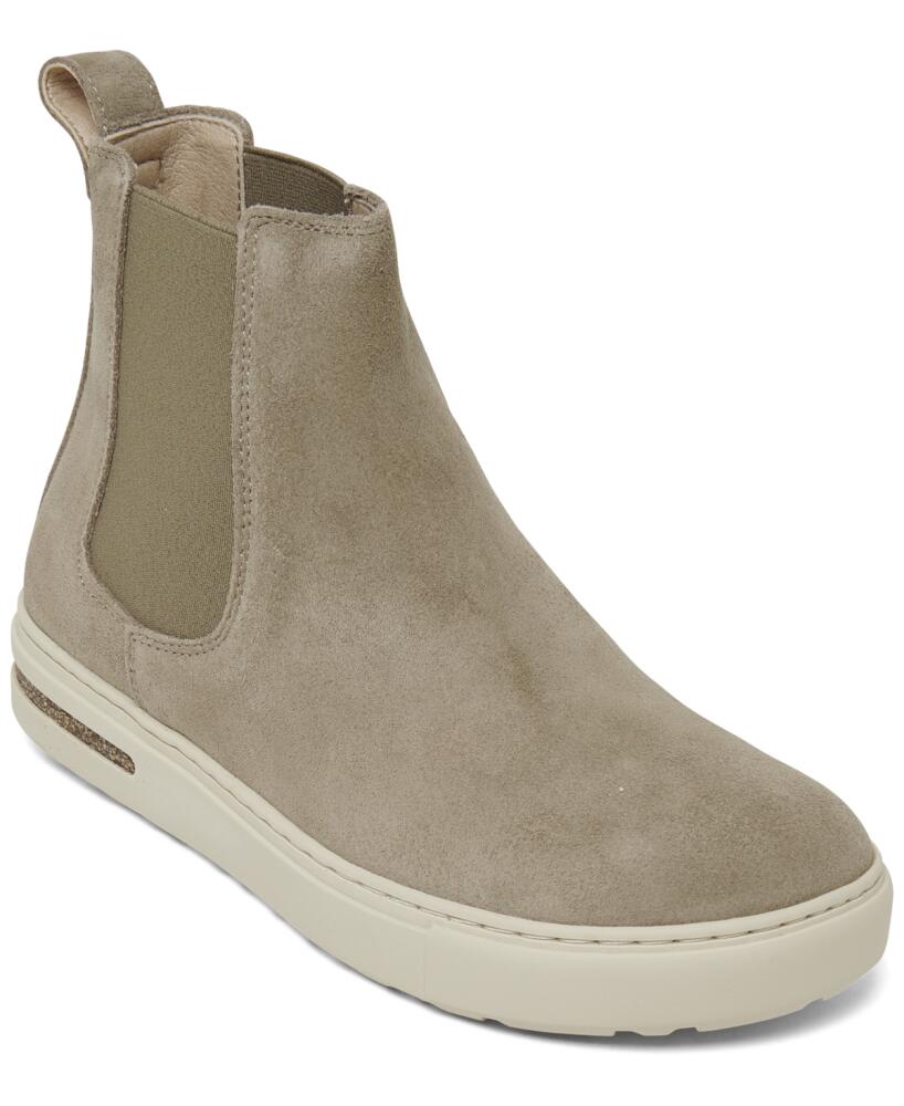 Birkenstock Women's Bend Suede Leather Chelsea Sneaker boots from Finish Line - Taupe Cover