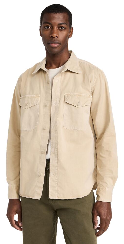 Save Khaki Twill Overshirt Cider Cover