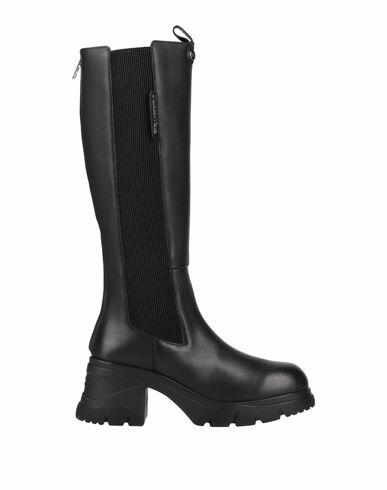 Karl Lagerfeld Bridger Hi Leg Gore Boot Woman Boot Black Soft Leather Cover