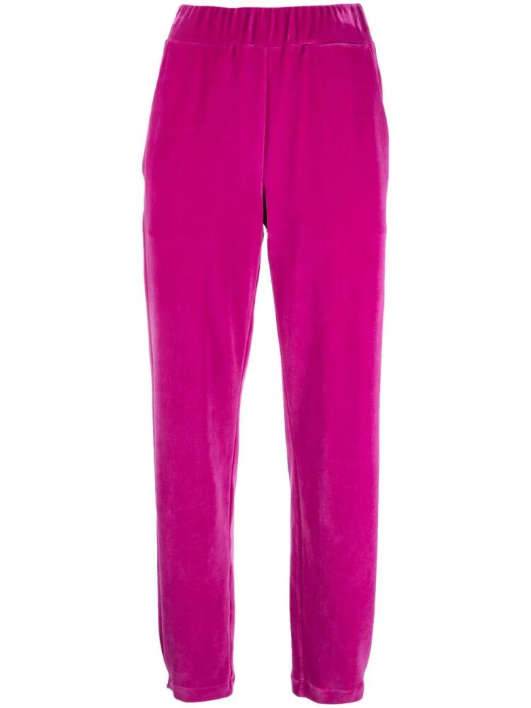 Genny high-waisted tailored trousers - Pink Cover