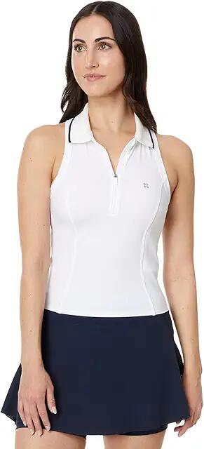 Sweaty Betty Power Match Point Tennis Tank (White) Women's Clothing Cover