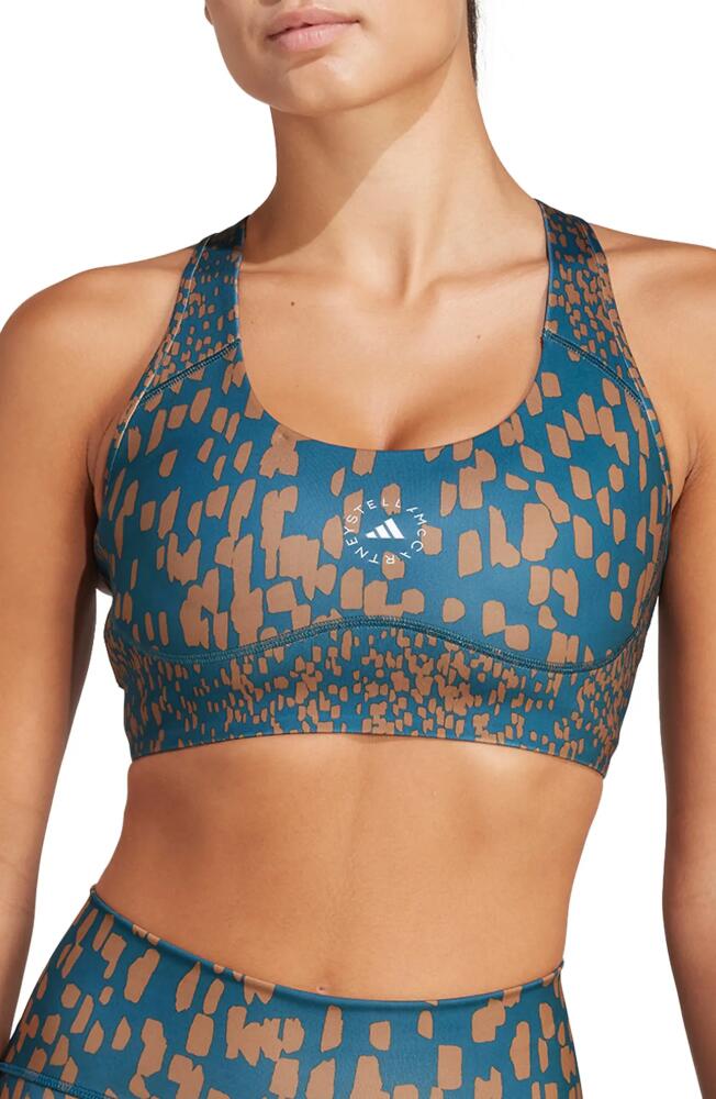 adidas by Stella McCartney TruePurpose Power Impact Training Medium Support Sports Bra in Tech Mineral/Timber Cover