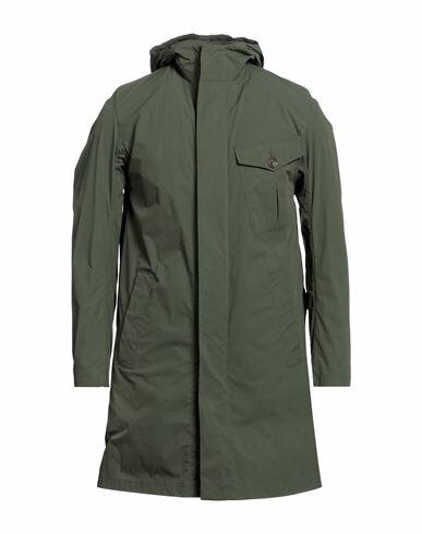 Herno Man Overcoat & Trench Coat Military green Polyamide Cover