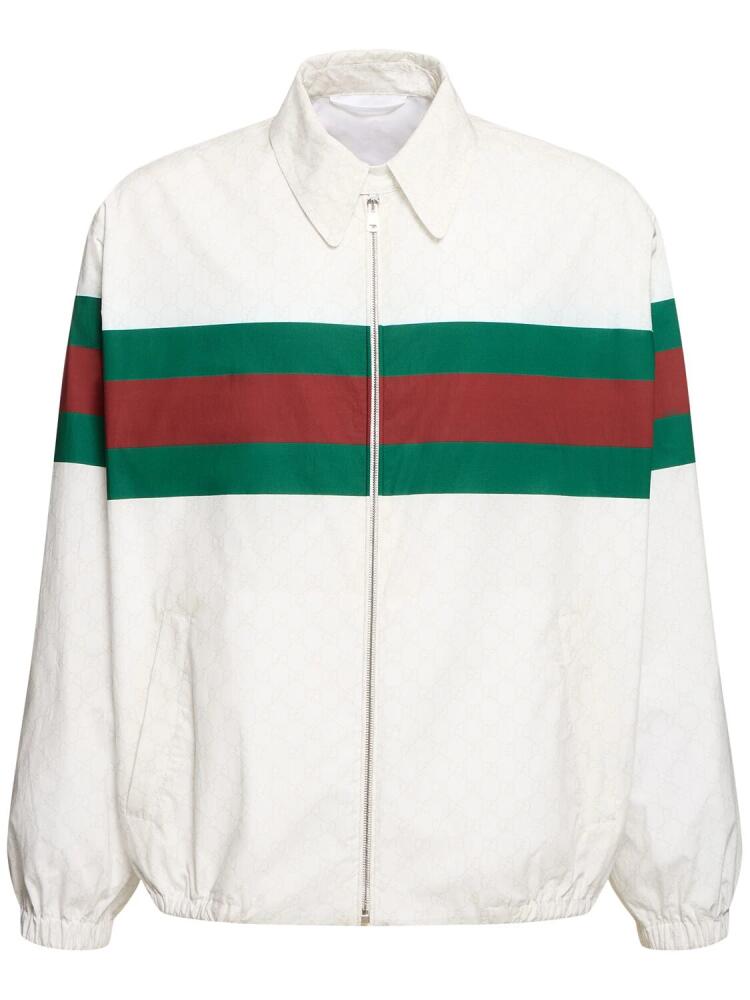 GUCCI Gg Print Cotton Jacket Cover