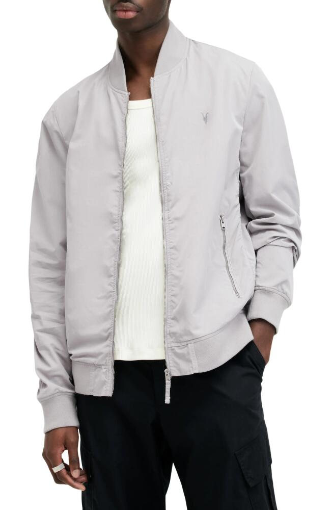 AllSaints Men's Bassett Bomber Jacket in Malt Grey Cover