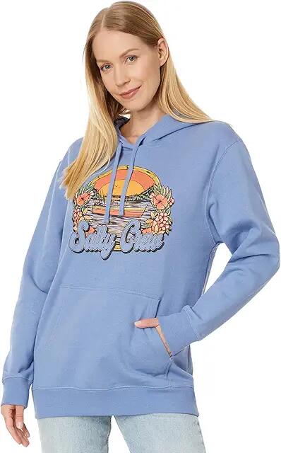 Salty Crew On Vacation Pullover Hoodie (Blue Dusk) Women's Clothing Cover