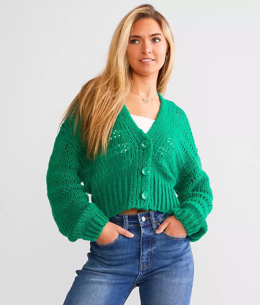 Willow & Root Cropped Cardigan Sweater Cover