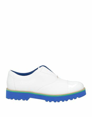 Hogan Woman Loafers White Leather Cover