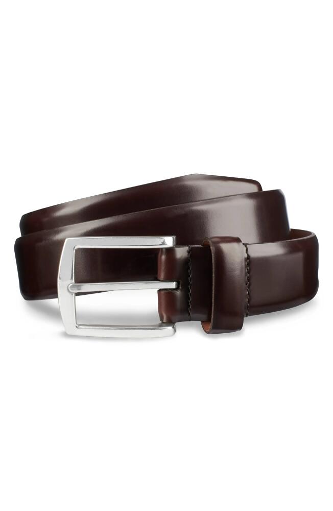 Allen Edmonds Midland Ave. Leather Belt in Mahogany Cover