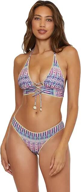 BECCA Tulum Adela Metallic Hipster Bottom (Multi) Women's Swimwear Cover