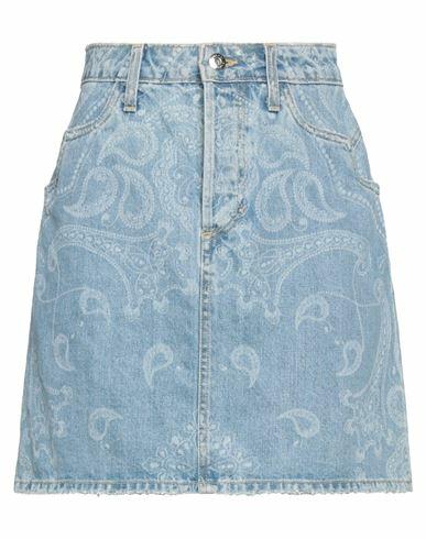 Simkhai Woman Denim skirt Blue Cotton Cover