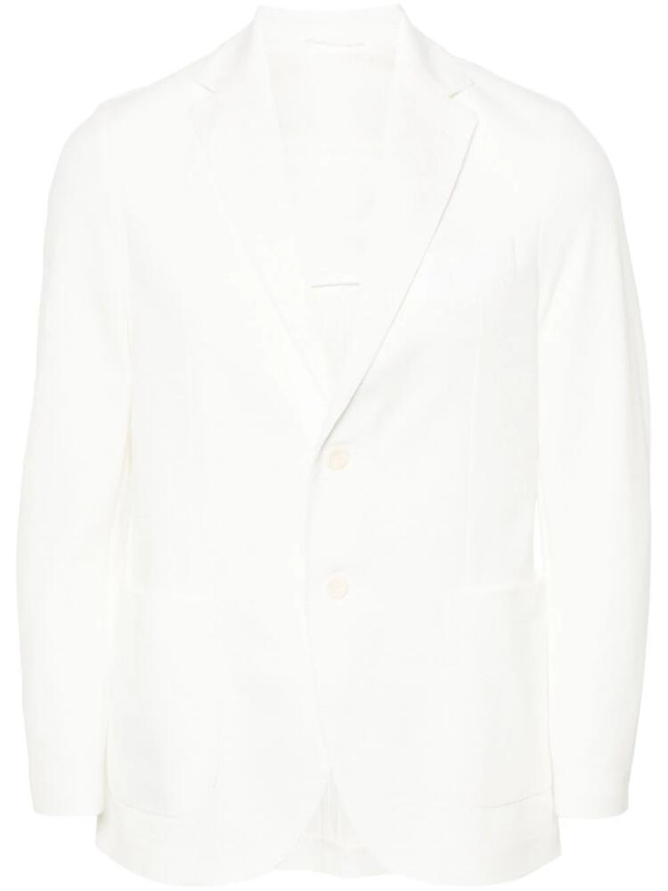 Circolo 1901 single-breasted blazer - White Cover