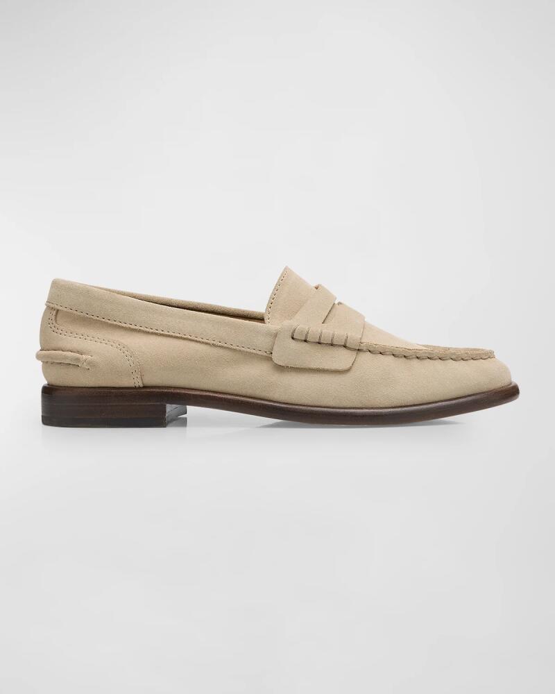 Rag & Bone Carter Suede Penny Loafers Cover