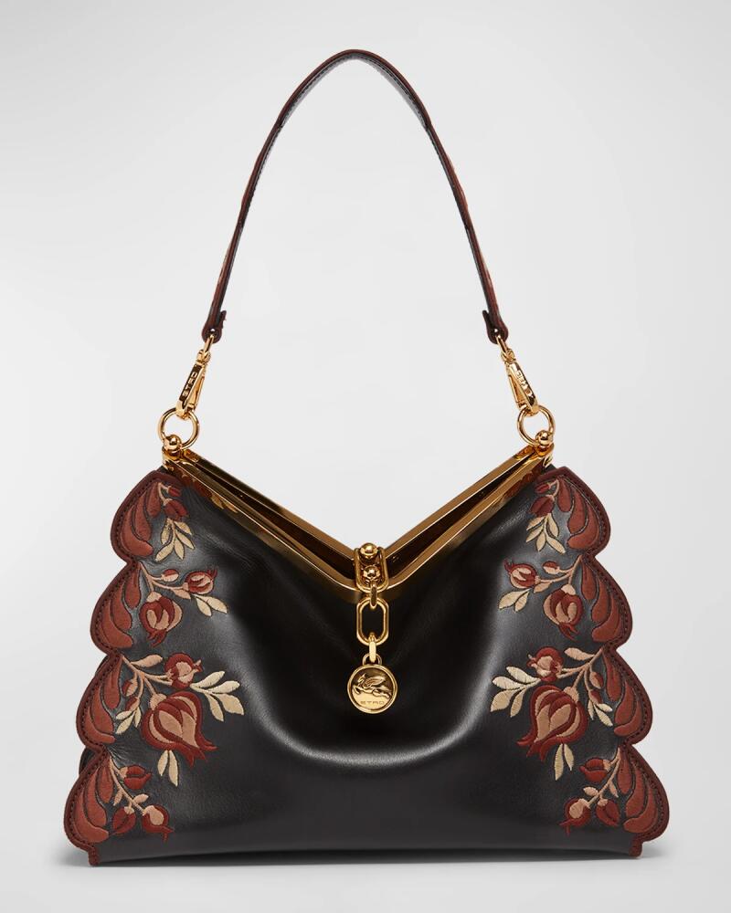 Etro Embroidered Leather Shoulder Bag Cover