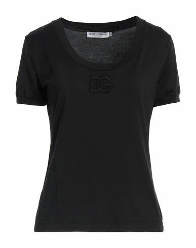 Dolce & gabbana Woman T-shirt Steel grey Cotton Cover