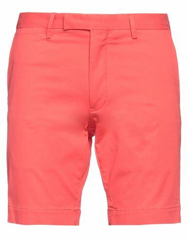 Polo Ralph Lauren Man Shorts & Bermuda Shorts Coral Cotton, Elastane Cover