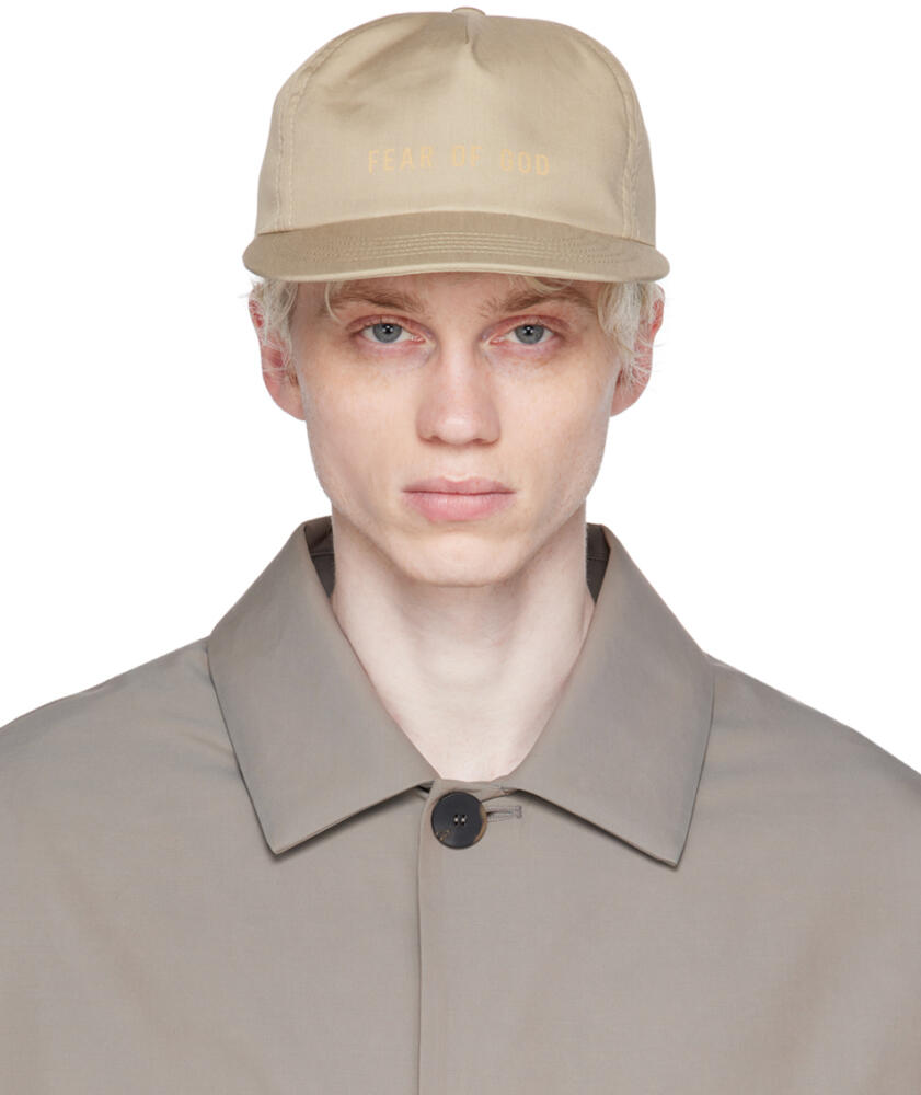 Fear of God Taupe Eternal Logo Cap Cover