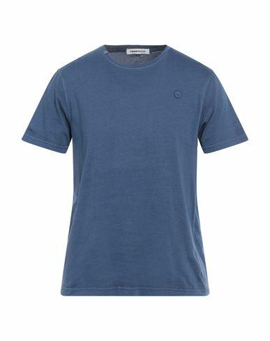 Ciesse Piumini Man T-shirt Navy blue Cotton Cover