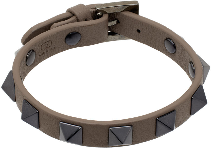 Valentino Garavani Taupe Rockstud Bracelet Cover