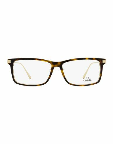 Omega Omega Rectangular Om5014 Eyeglasses Man Eyeglass frame Brown Acetate, Metal Cover