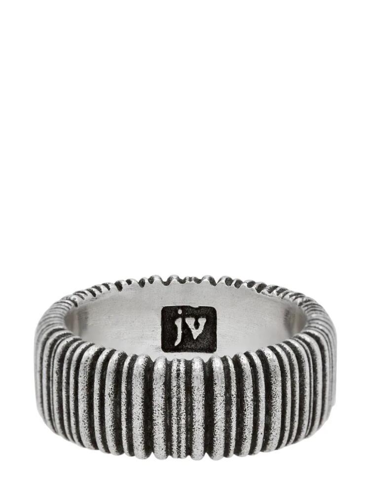 John Varvatos wire-textured sterling-silver ring Cover