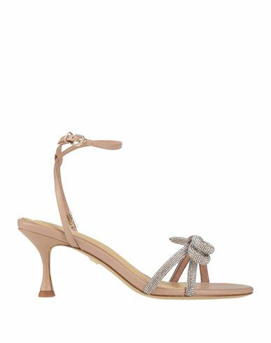 Lola Cruz Woman Sandals Blush Soft Leather Cover